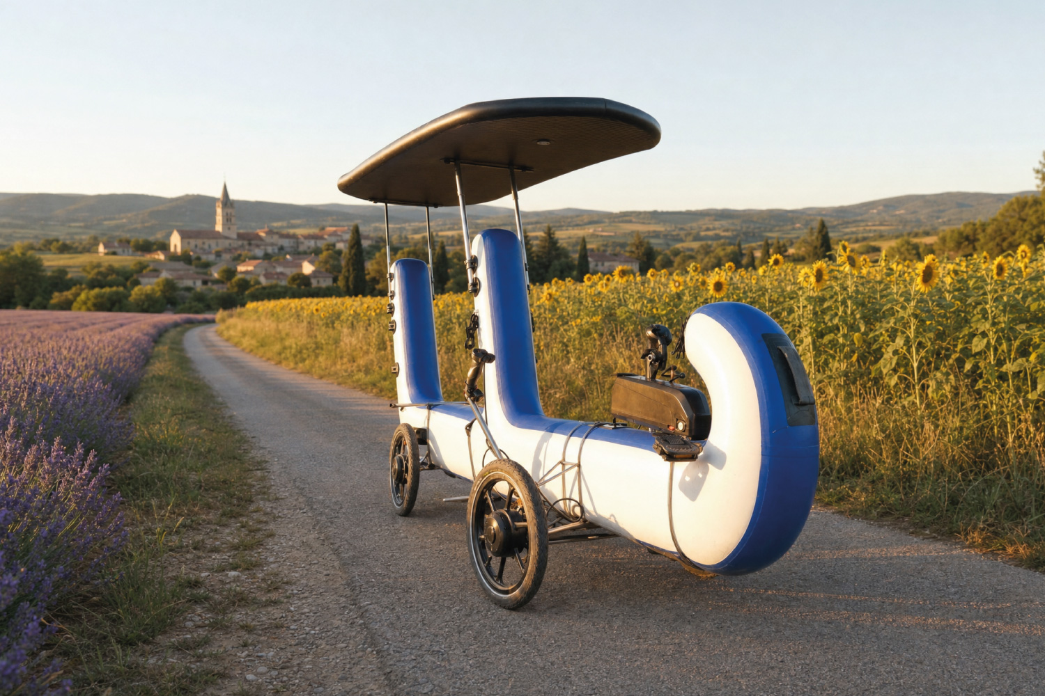 airnam mobilite douce voiture gonflable chemin 02
