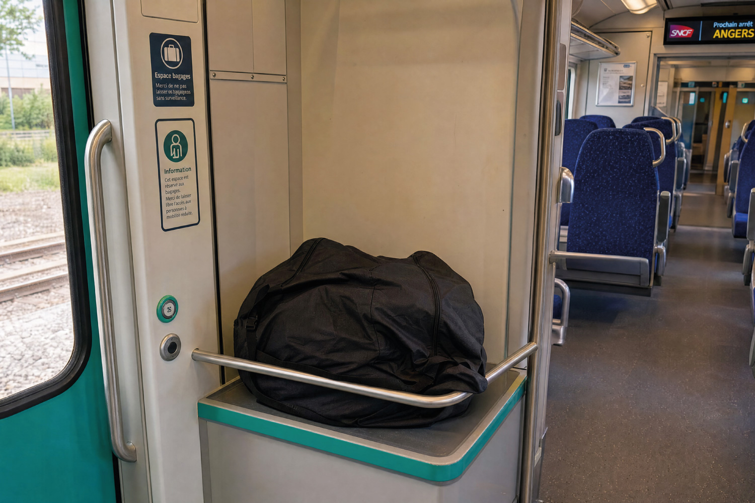 airnam mobilite douce voiture gonflable rangement train